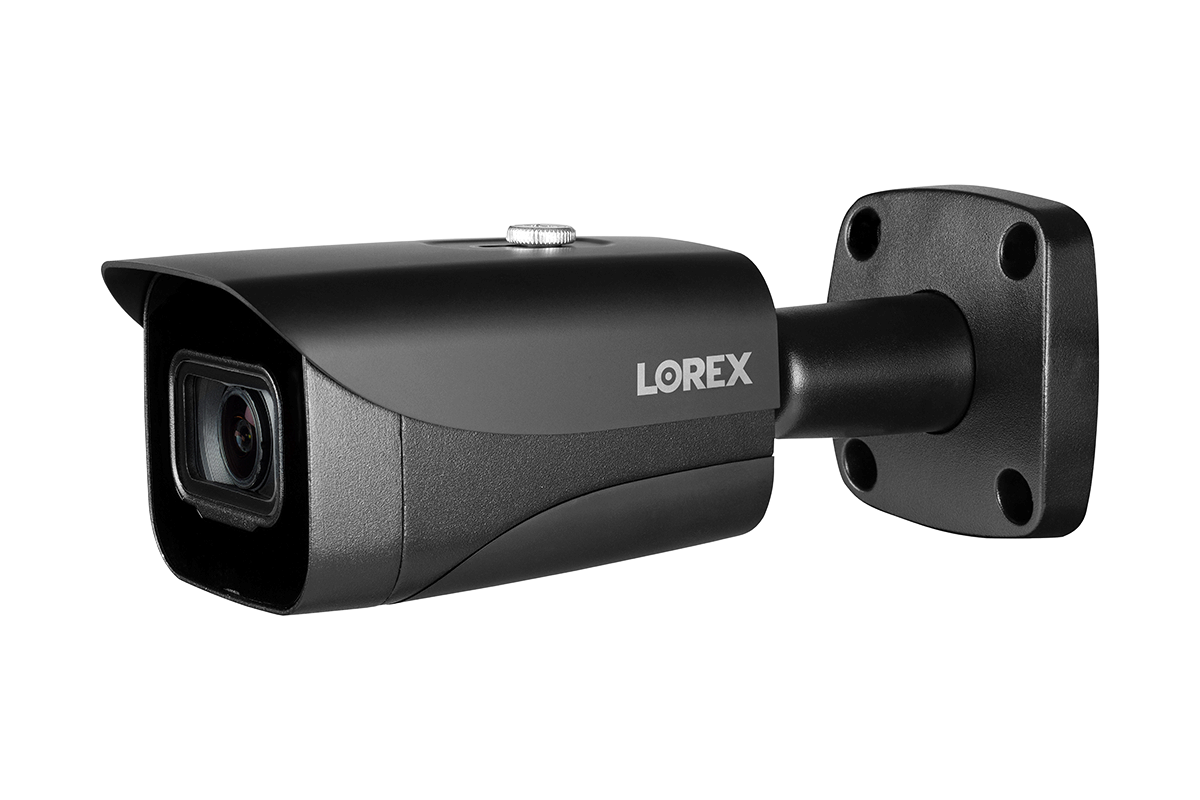 Lorex 4K Ultra HD Wired Bullet Security Camera with Color Night Vision - Outdoor Home Surveillance, Business Security Monitoring, Day & Night Protection
