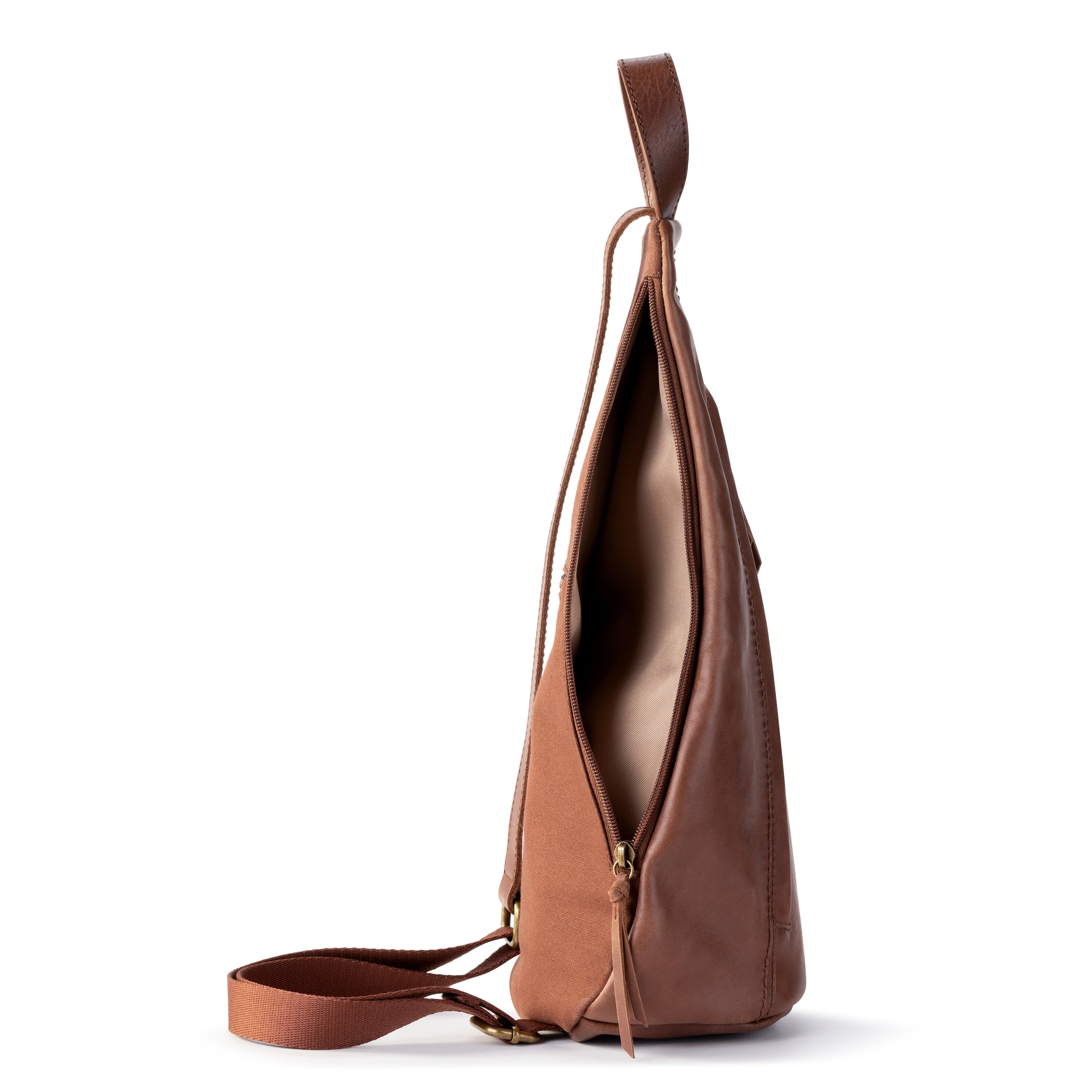 On The Go Sling Backpack - Lightweight Crossbody Travel Bag for Men & Women - Perfect for Hiking, Commuting & Everyday Use