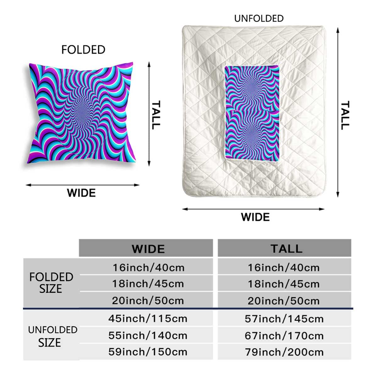 Funny Travel Blanket and Pillow Set - 20
