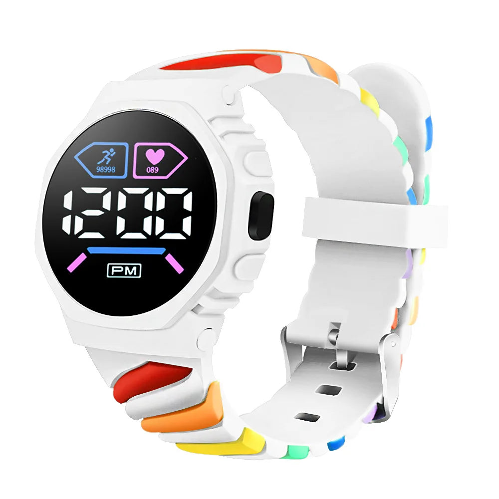 Digital Wristwatch for Men & Women - Waterproof Smart Watch with Fitness Tracker, Heart Rate Monitor & Sleep Tracking - Perfect for Running, Swimming & Everyday Use