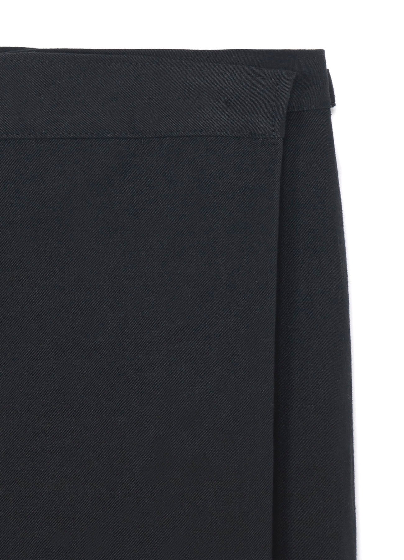 Stylish Cotton Twill Wrap Skirt with Pleated Design - Perfect for Casual Outfits, Office Wear & Summer Dresses