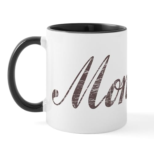 White/Black Inside - Vintage Montana Mug