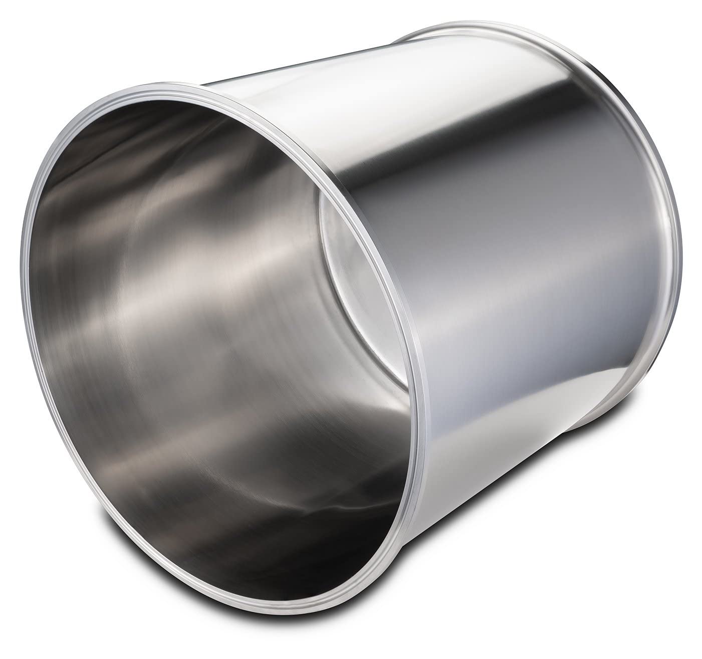 6-Inch X 6-Inch BVV Tri-Clamp Welded Bottom Base - Stainless Steel Sanitary Fitting for Brewing, Dairy & Food Processing Equipment