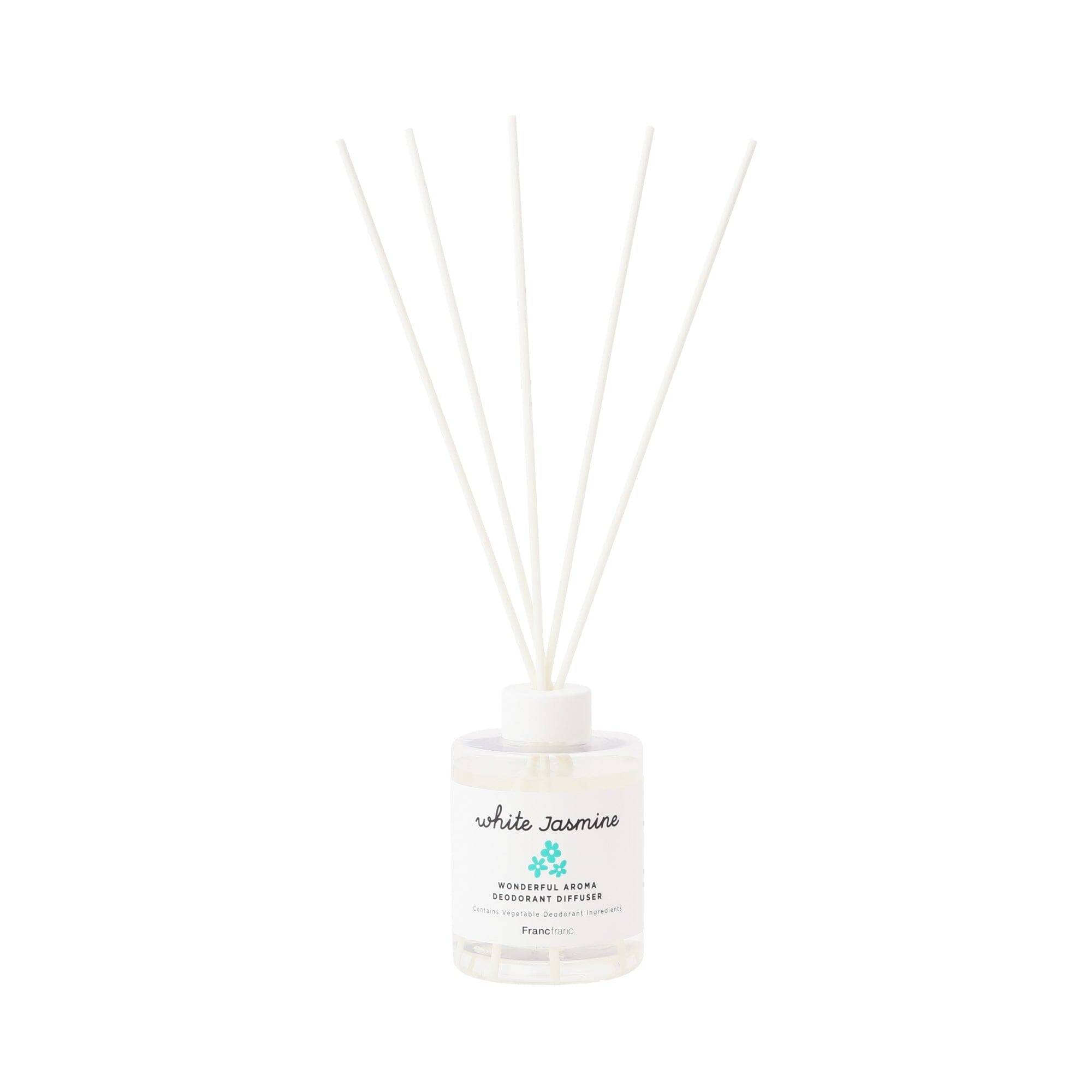 Wonderful Aroma 2-Pack Reed Diffuser - White Jasmine Scented Home Fragrance Oil for Living Room, Bedroom & Bathroom | Long-Lasting Aromatherapy Relaxation