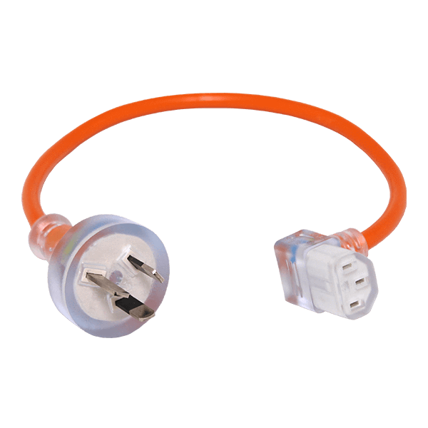 Pacvac C13 IEC Short Power Cord - High-Quality Replacement Cable for Computers, Monitors & Printers - Perfect for Home Office & Gaming Setup