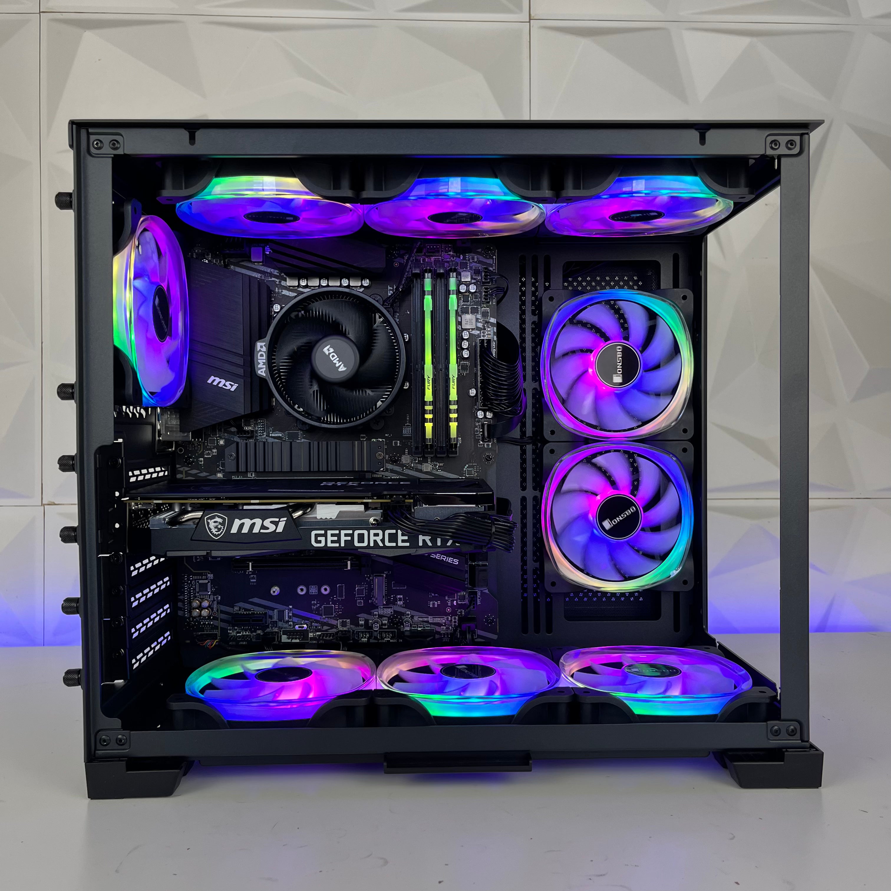 Best Gaming PC with AMD Ryzen 5 & NVIDIA RTX 3050/4060/4060 Ti - SP8 Crystal RGB Desktop Computer for Esports, Streaming & 4K Gaming
