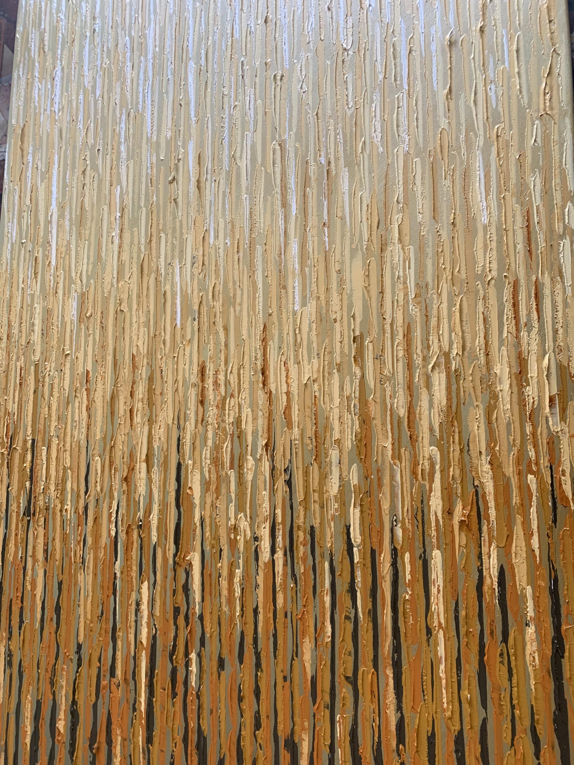 Extra Large Hand Painted Brown Abstract Textured Canvas Wall Art - Modern Oil Painting for Living Room & Bedroom Decor - Perfect for Contemporary Home, Office, and Relaxing Spaces