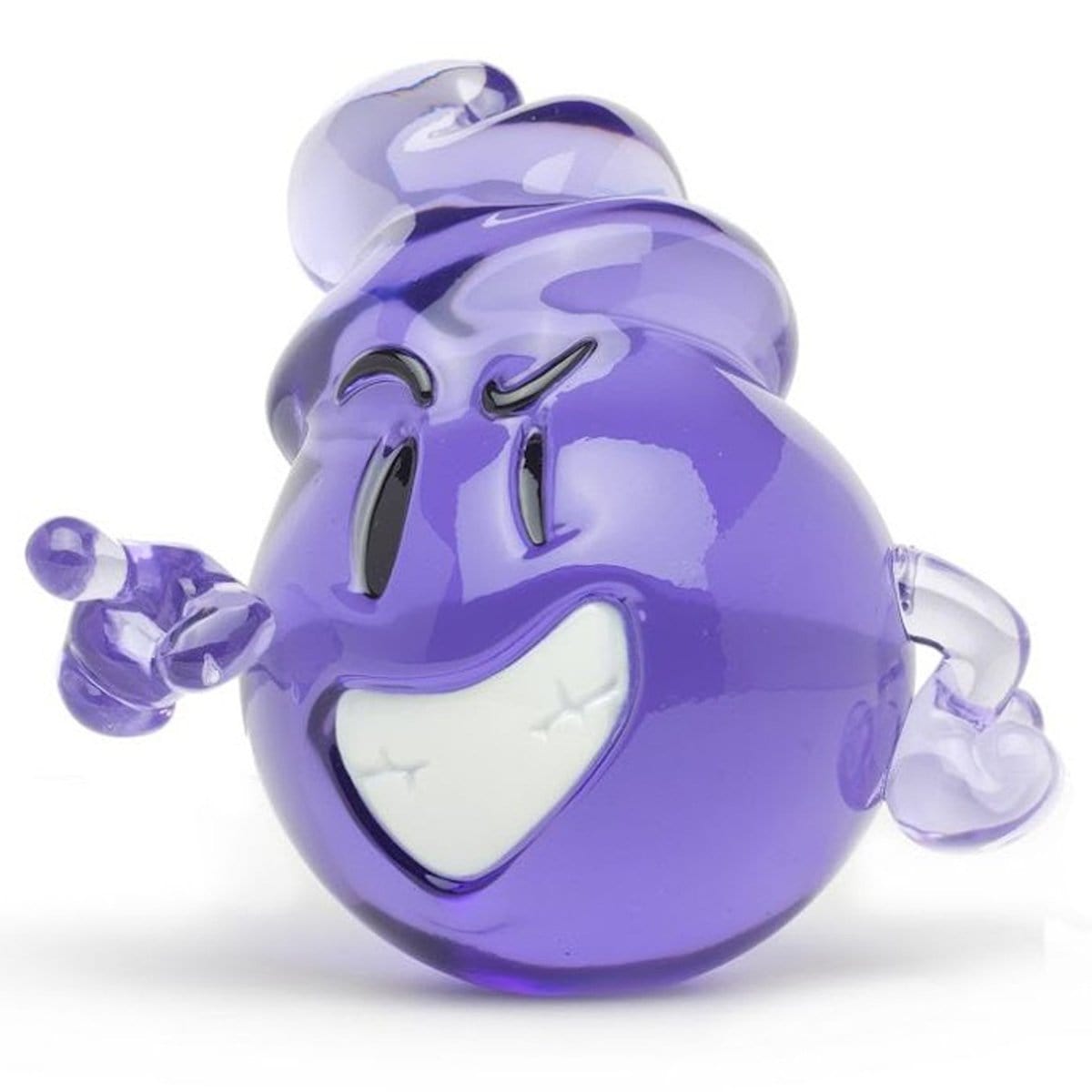 Sket One Purple Dripple Resin Art Sculpture - Unique Handmade Home Decor for Living Room, Office & Gift Giving