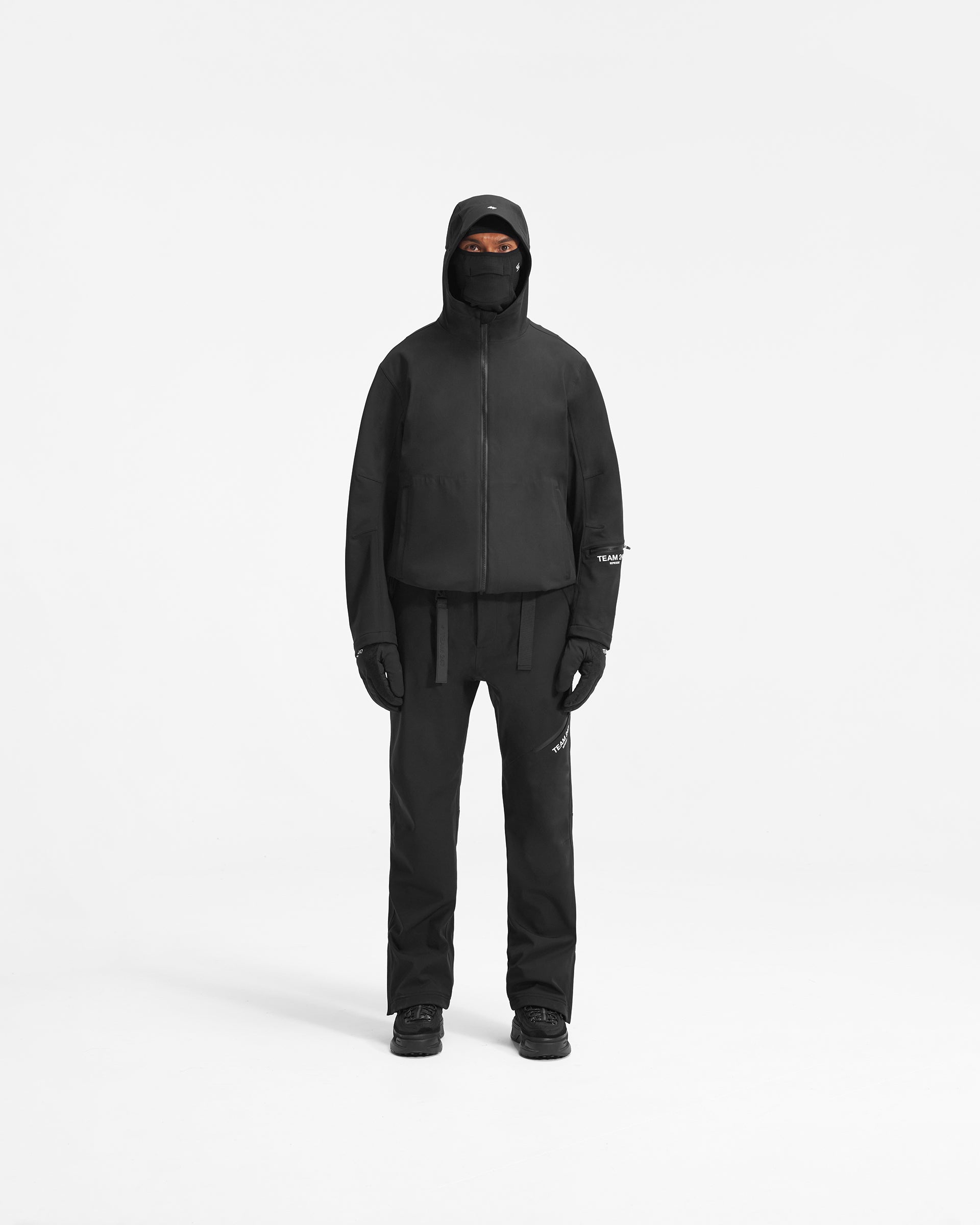 Team 247 Mission Jacket - Waterproof Windbreaker for Outdoor Adventures, Hiking & Travel - Black Tactical Jacket for Men & Women - Perfect for Camping, Running & Everyday Wear