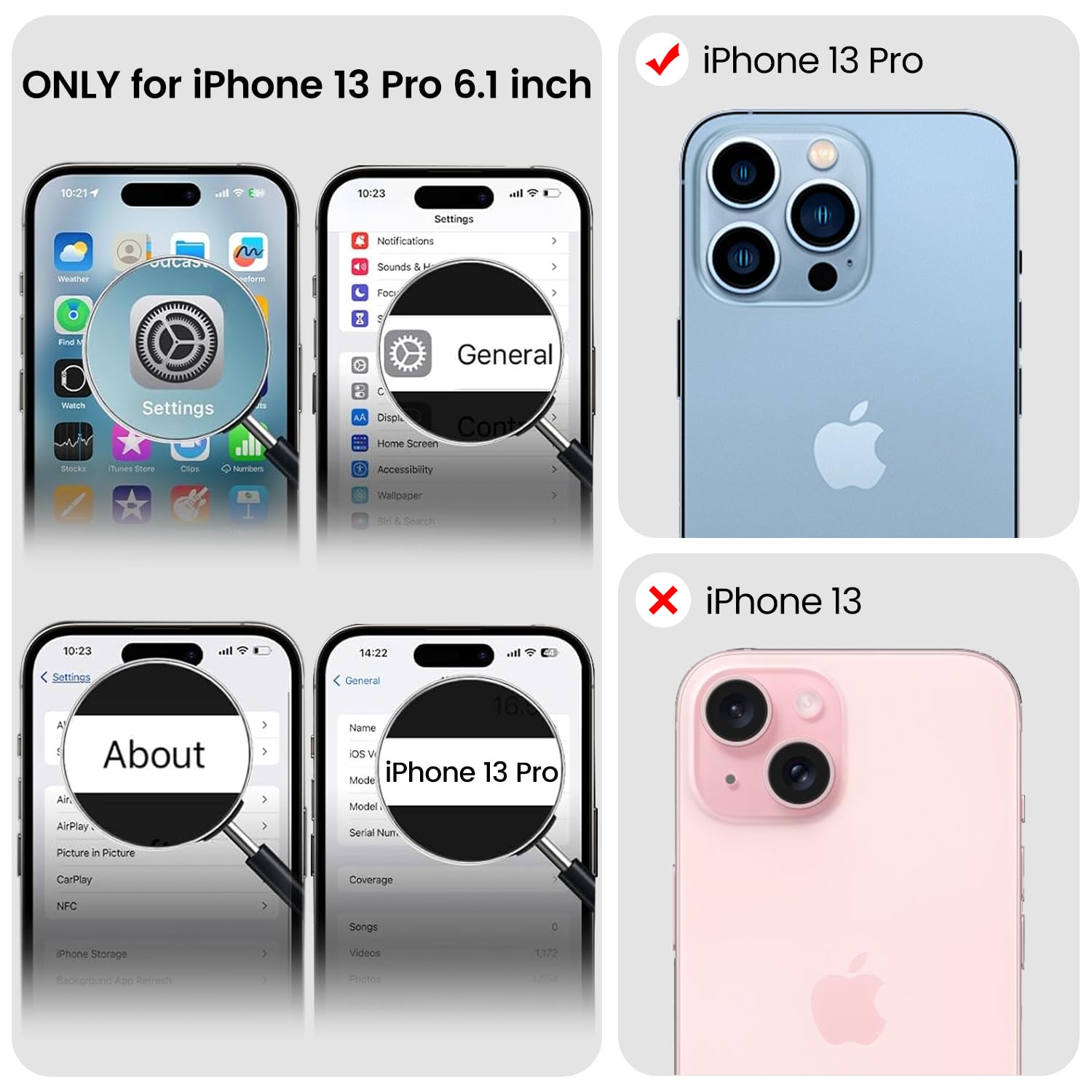 Magnetic Shockproof Case for iPhone 13 Pro (6.1