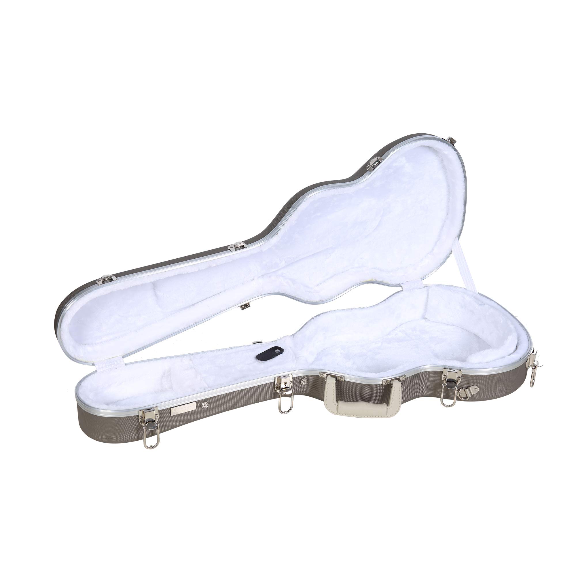 Premium Crossrock Baritone Ukulele Case with Adjustable Backpack Straps - Champagne Color (CRA800BUCH) | Durable Protection for Travel, Performances & Music Lessons