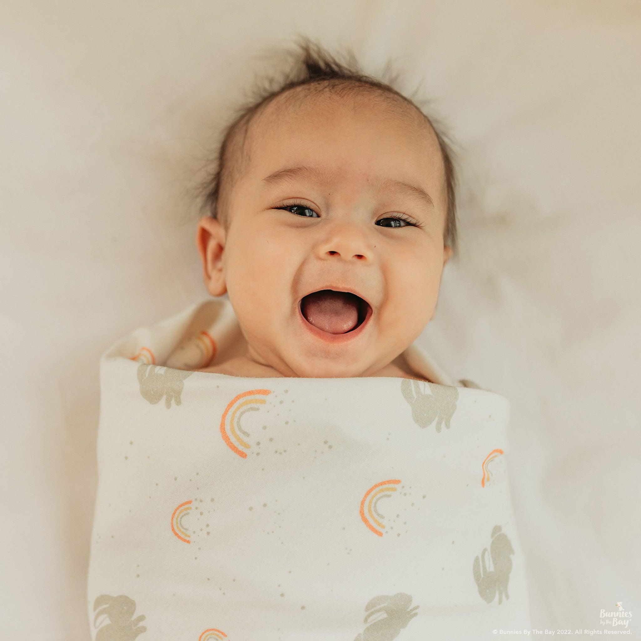 Organic Cotton Receiving Blanket for Newborns - Soft Baby Swaddle Blanket for Boys & Girls - Perfect for Nursery, Swaddling, and Photo Shoots