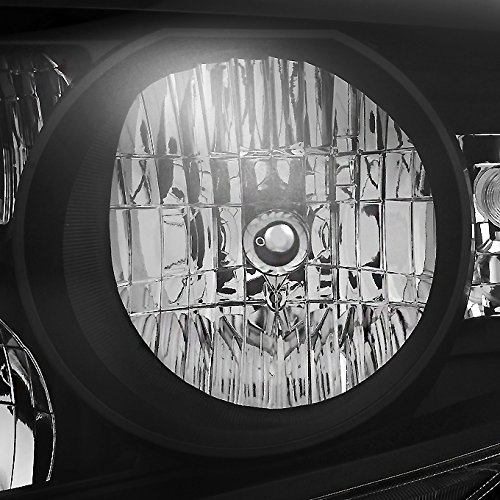 AKKON Replacement Headlights for Honda Pilot SUV - Black Left Driver & Right Passenger Side Head Lamps Pair Set | Perfect for Night Driving & Off-Road Adventures