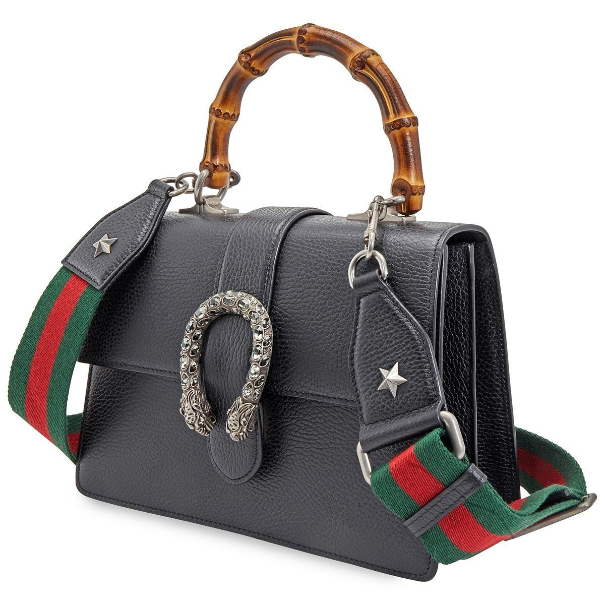 Gucci Dionysus Medium Top Handle Bag Black - Luxury Designer Shoulder Bag for Women | Perfect for Work, Evening Events & Travel