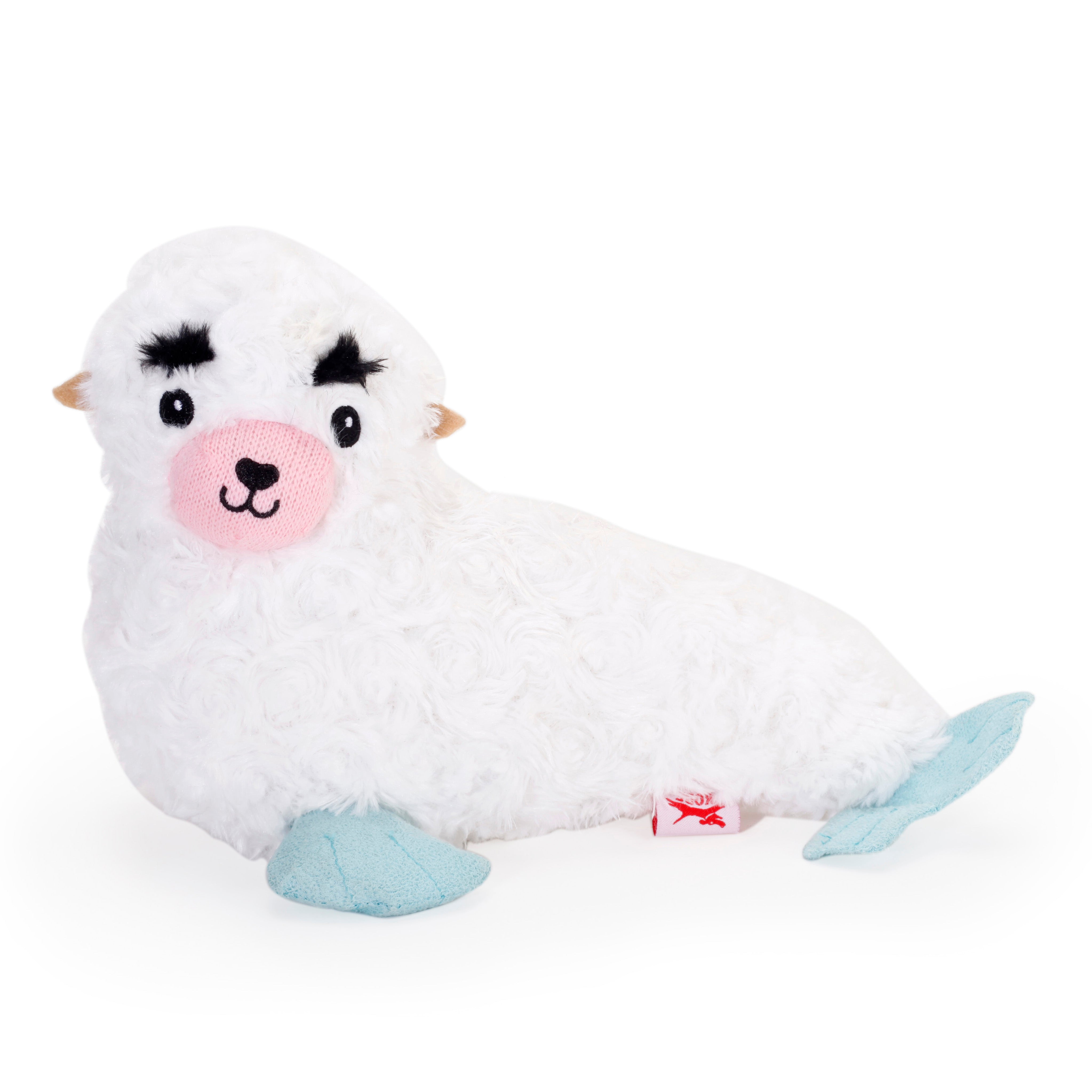 Durable Kobe Seal Plush Dog Toy for Chewing & Play - Soft & Safe Pet Chew Toy for Puppies & Small Dogs - Perfect for Indoor Playtime & Training Rewards