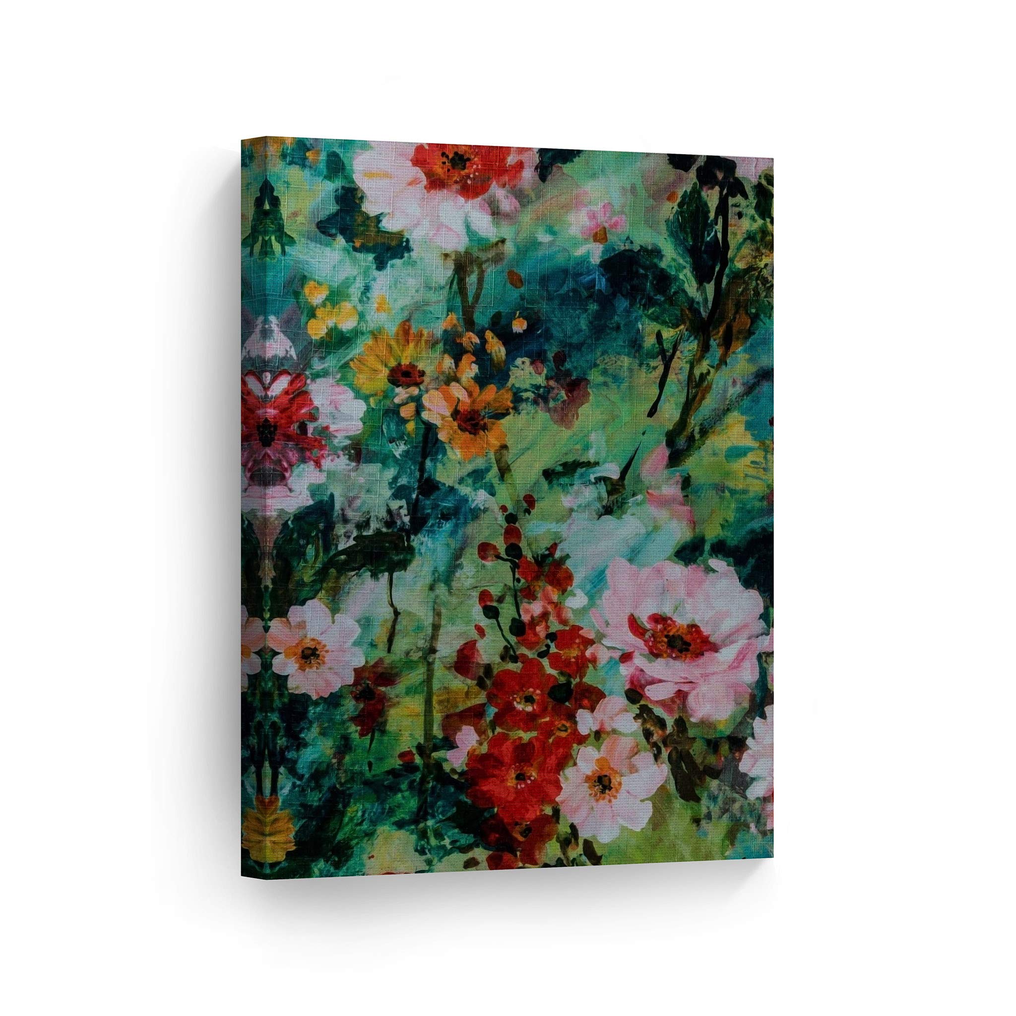 Claude Monet Flowers Canvas Wall Art Print - Famous Oil Painting Reproduction, Modern Home Decor (40x30 Inch, Ready to Hang) | Perfect for Living Room, Bedroom & Office Decor | Made in USA