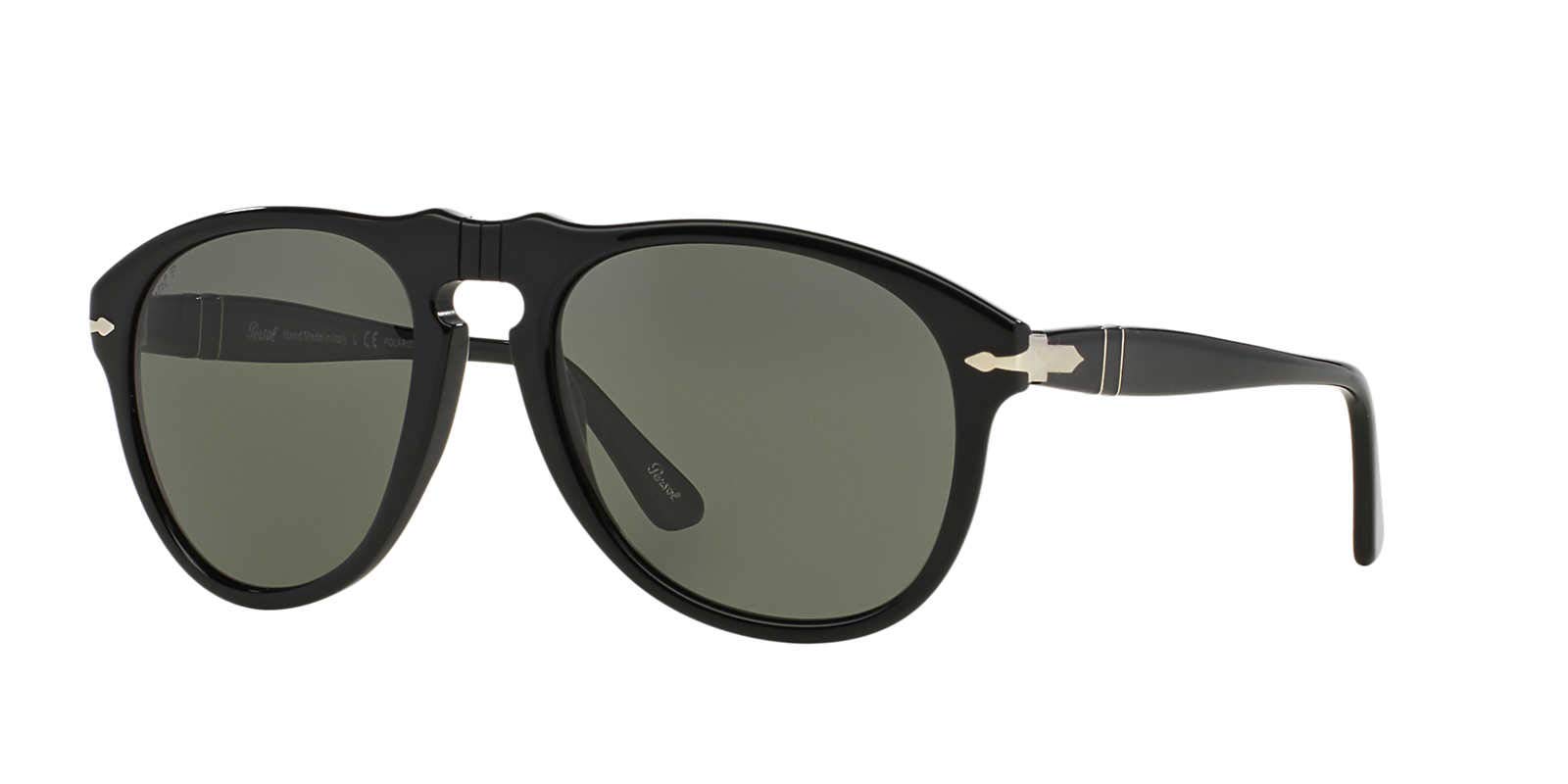 Persol PO0649 Classic Aviator Sunglasses for Men & Women – UV Protection, Polarized Lenses – Perfect for Driving, Travel & Outdoor Activities