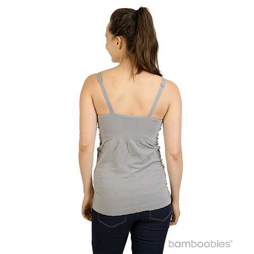 Bamboobies Nursing Tank Top for Breastfeeding Moms - Soft & Comfortable Maternity Wear for Nursing, Pumping & Everyday Use