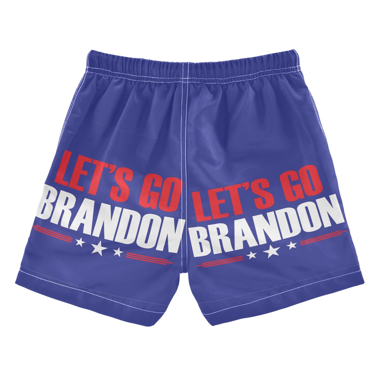 **Boys' Quick-Dry Swim Trunks with UPF 50+ Sun Protection - Toddler & Kids Swim Shorts for Beach, Pool & Water Play**