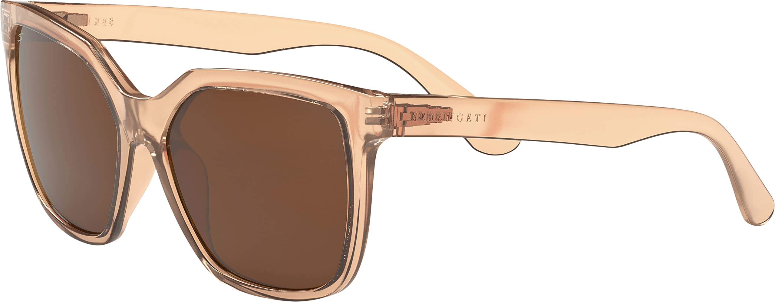 Serengeti Wakota Polarized Sunglasses for Men & Women - UV Protection, Lightweight Aviator Style - Perfect for Driving, Travel, and Outdoor Activities