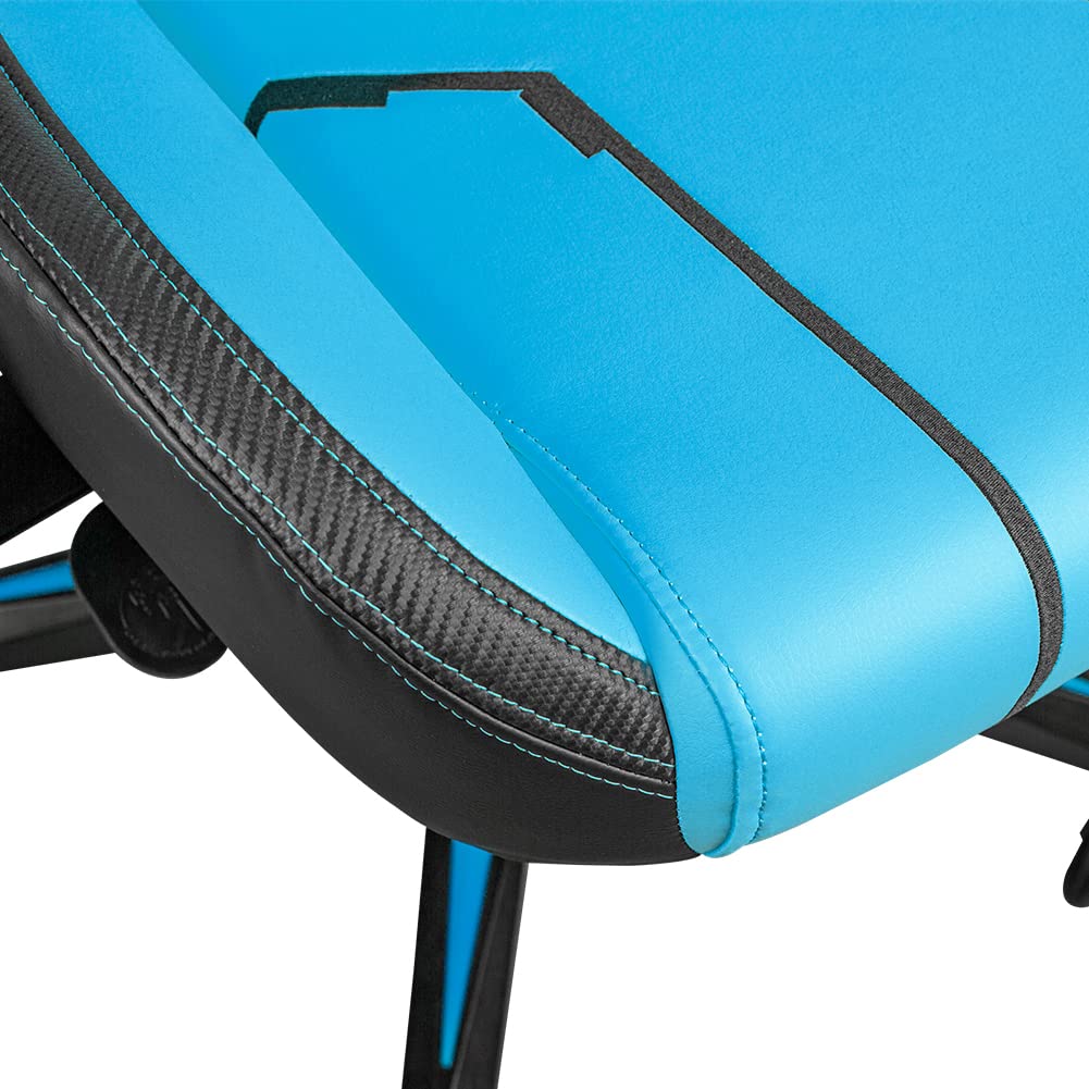 KARNOX Ergonomic Gaming Chair - Adjustable Office Desk Chair with Lumbar Support for PC Gamers - High Back Computer Chair for Long Gaming Sessions & Work from Home - Blue Reclining Gamer Chair