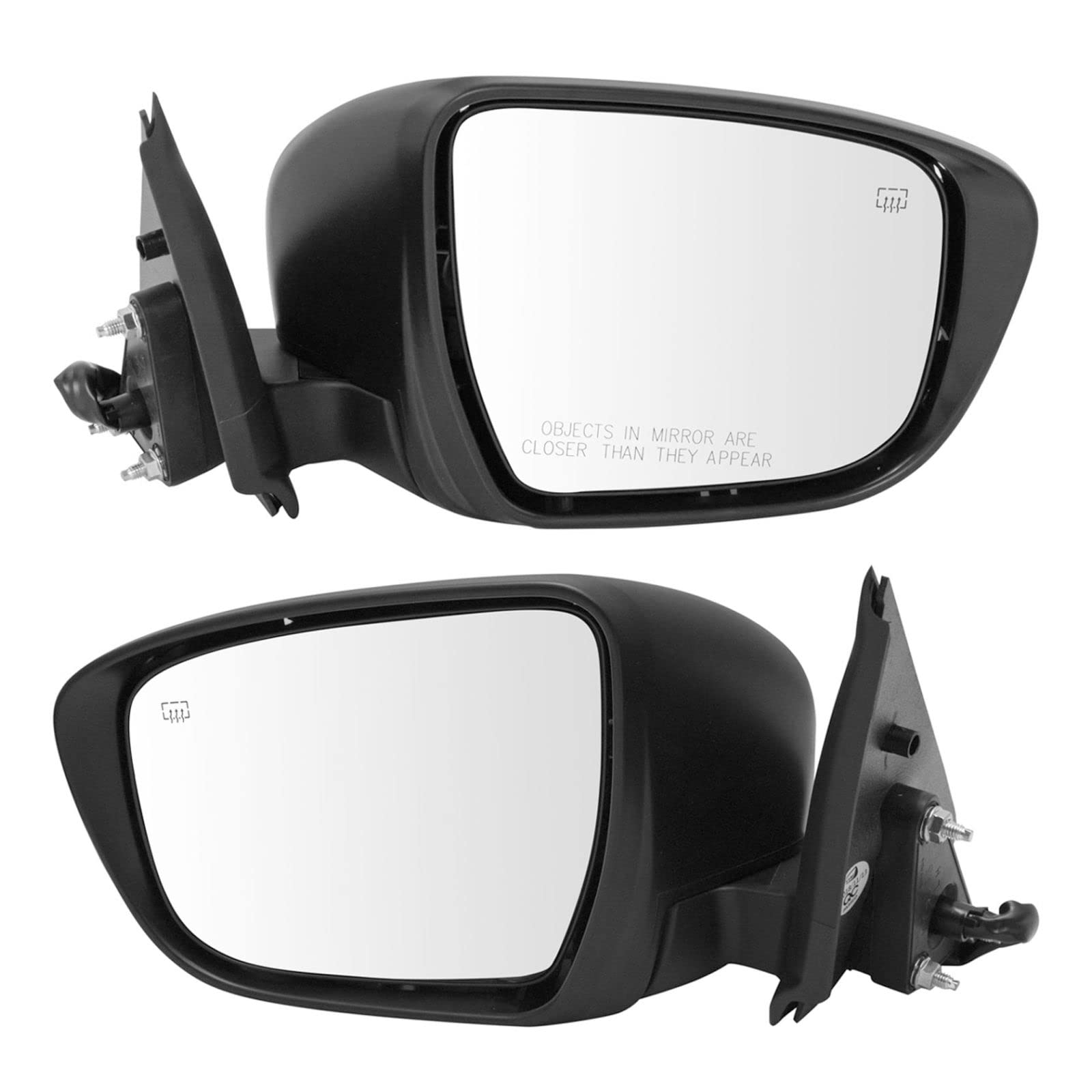 Power Heated Turn Signal Side Mirror Pair with Camera - Paint to Match for Nissan Juke | Enhanced Safety & Style for Night Driving & Parking