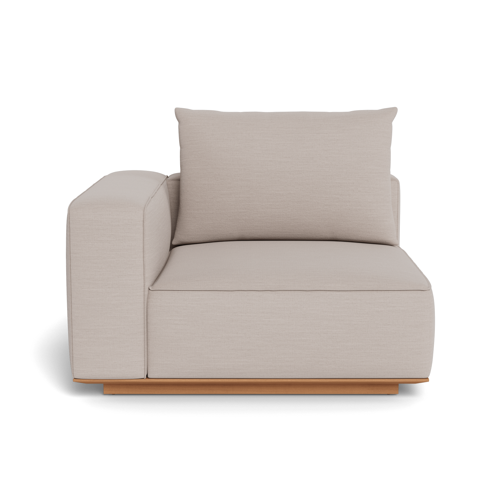 Santorini Outdoor Corner Left Sectional Sofa Set - Waterproof Wicker Patio Furniture for Garden, Poolside, Backyard & Balcony - Comfortable All-Weather Lounge Seating