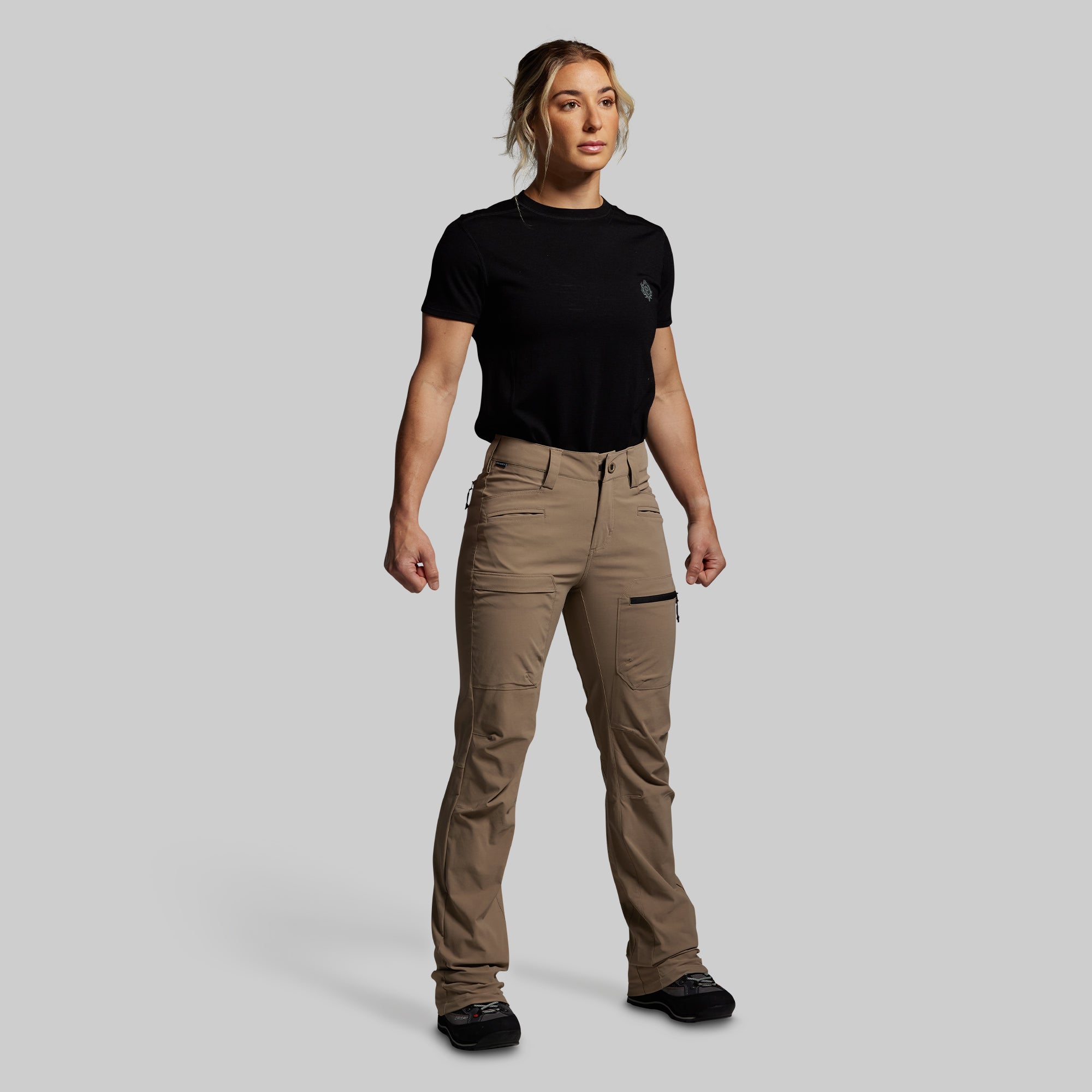 Women's Outdoor Hiking Pants - Desert Tan Color, Lightweight Quick-Dry Trekking Trousers for Hiking, Camping & Travel Adventures