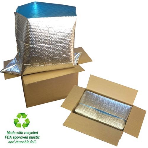 Premium Foil Insulated Box Liners 14x14x14 Inches - 15 Pack for Shipping Perishable Food, Meal Kits & Temperature-Sensitive Items - Ideal for Cold Chain Packaging & Frozen Food Delivery
