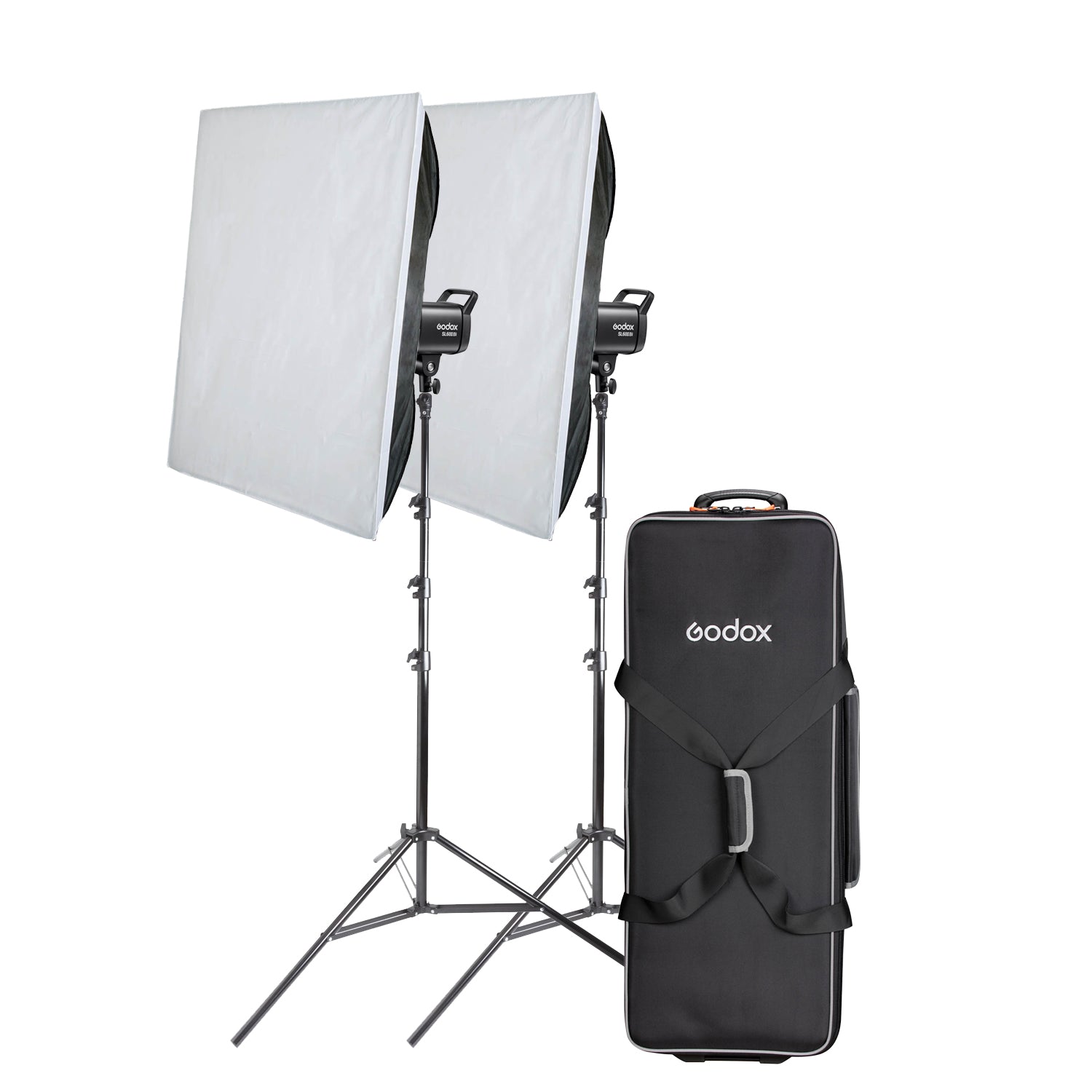 Godox SL60IIBI Twin Softbox LED Lighting Kit - Professional Continuous Lighting for Photography, Videography & YouTube Videos - Perfect for Studio, Portrait, and Product Shoots