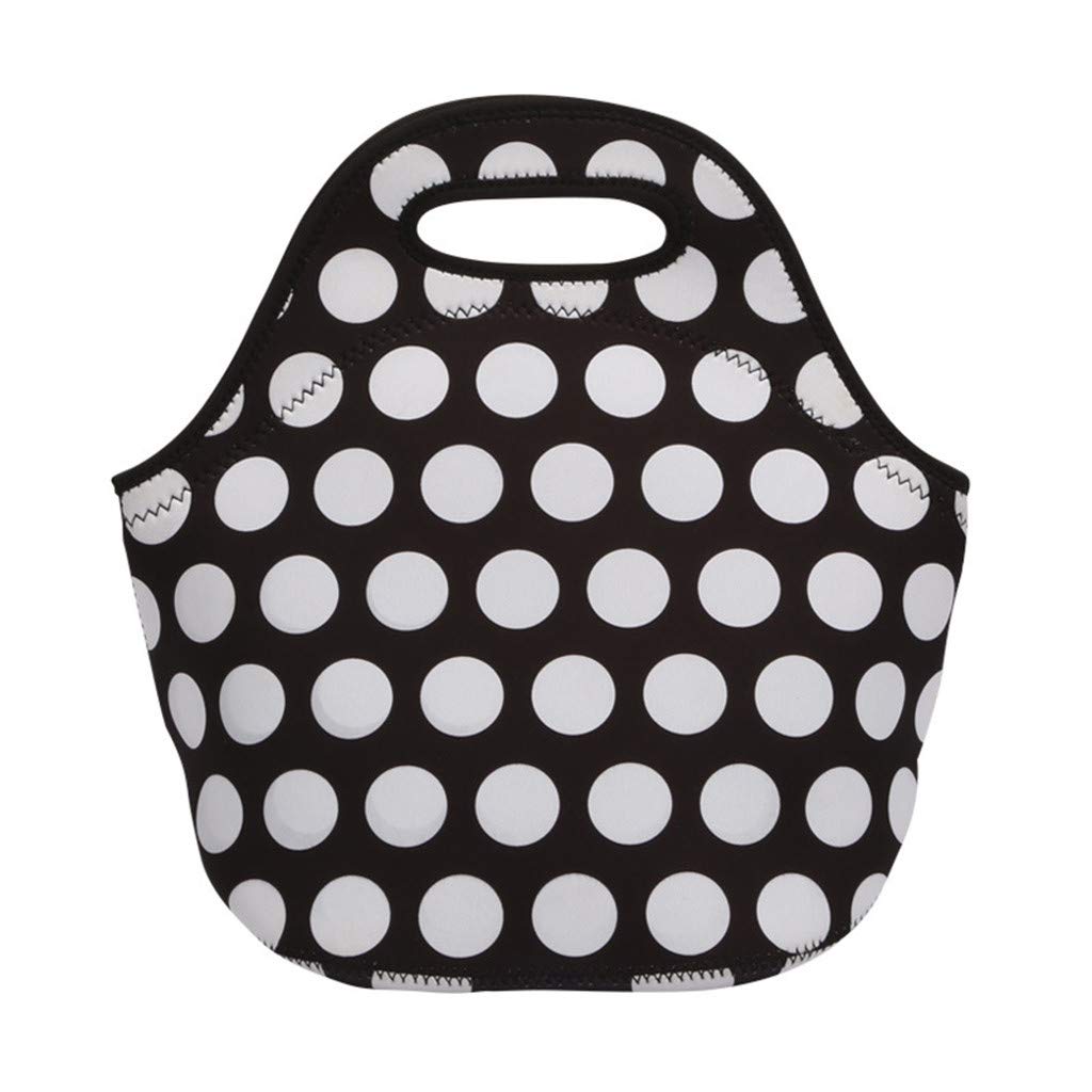 Insulated Neoprene Lunch Box for Women, Men & Kids - Waterproof Hard Shell Tote Bag for Work, School & Picnics | Kitchen, Dining & Bar Essentials