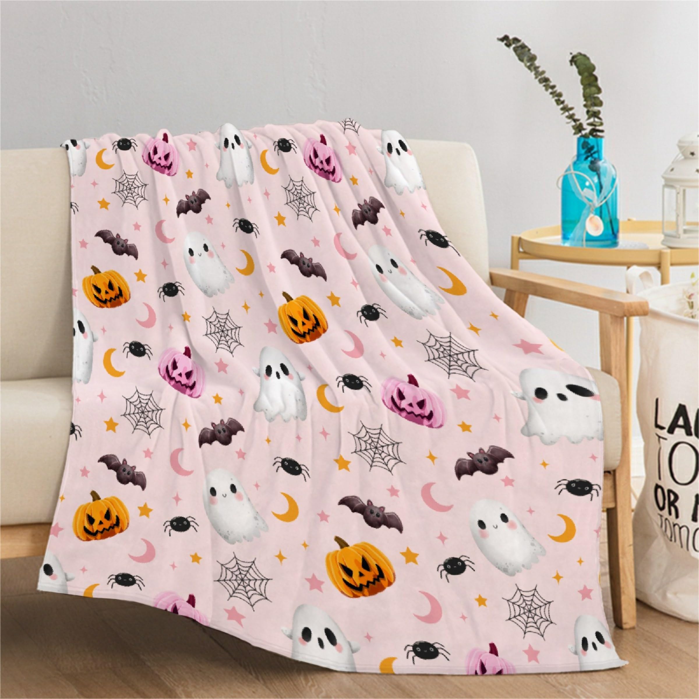 Halloween Ghost Pumpkin Blanket - 30