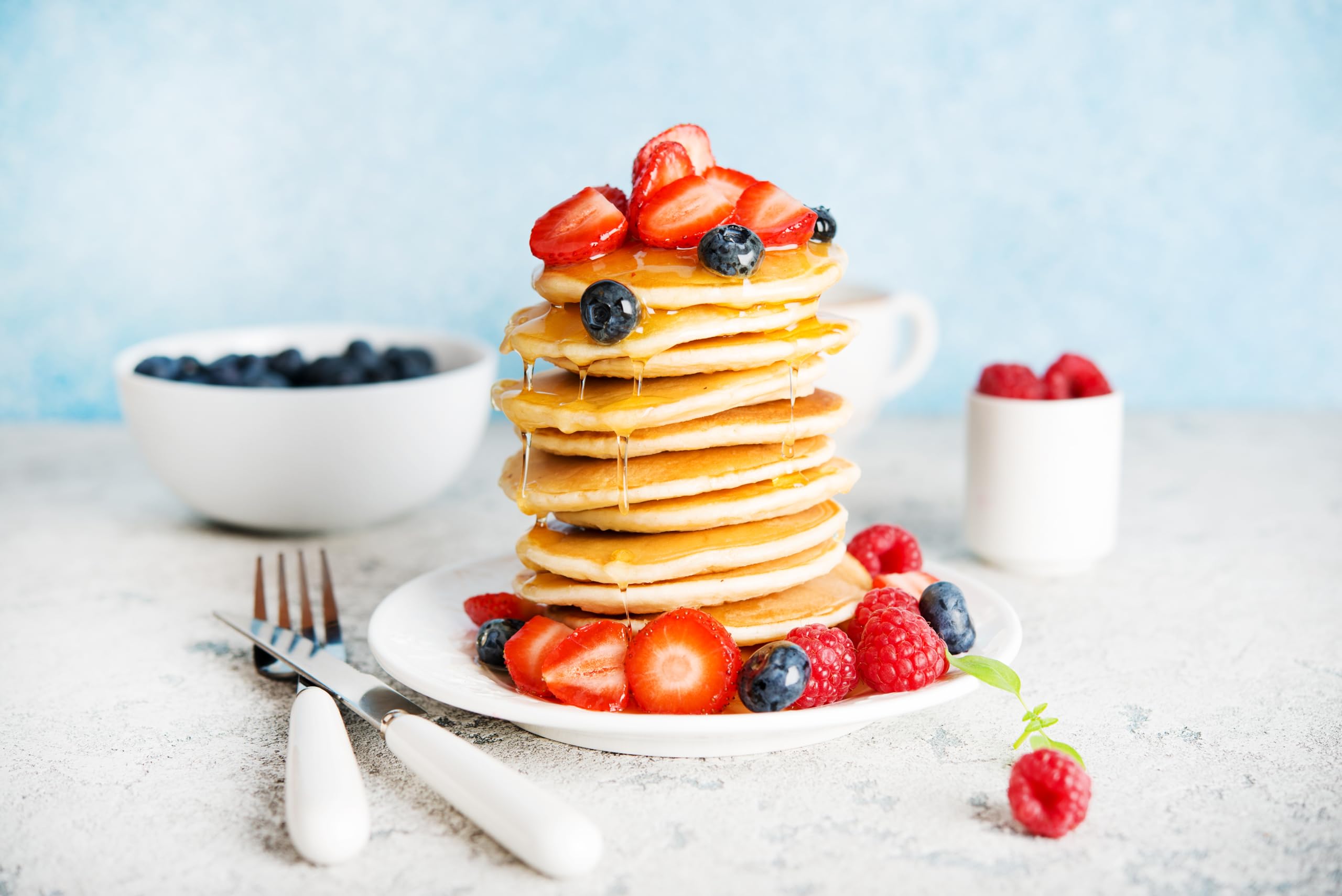 Endusor Non-Stick Induction Pancake Pan - 26cm Ø with 7 Molds for Pancakes, Fried Eggs, Omelets & Poffertjes | Compatible with Induction, Gas, Ceramic, Electric & Halogen Stoves | Perfect for Breakfast, Brunch & Family Cooking