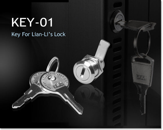 Lian Li PC Case Replacement Lock and Keys Set - Secure Your Computer Tower - Perfect for Gaming Rigs & Workstations