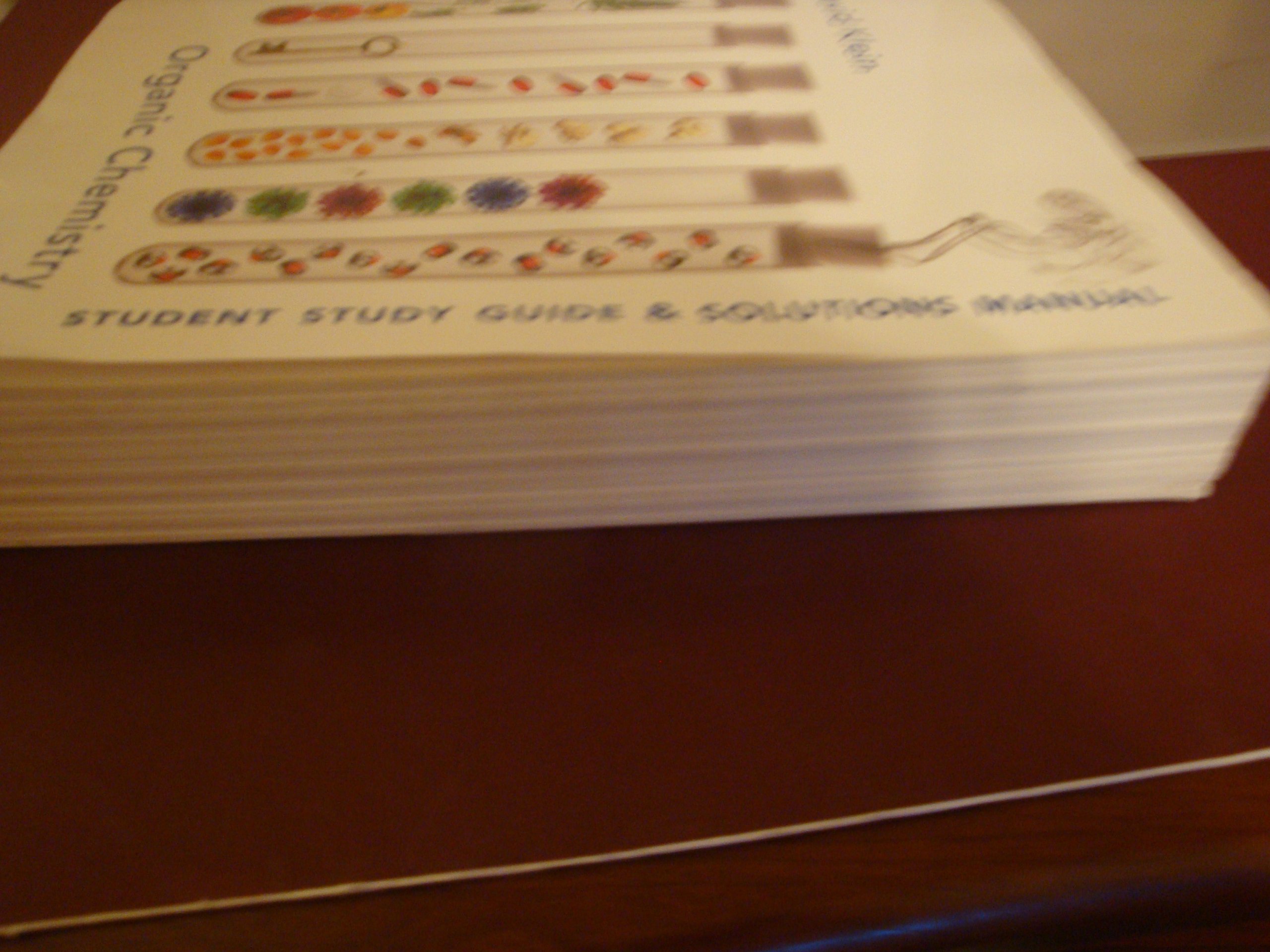 Organic Chemistry Study Guide & Solutions Manual - Essential Textbook Companion for College Students & Self-Learners | Perfect for Exam Prep, Homework Help & Mastering Organic Chemistry Concepts