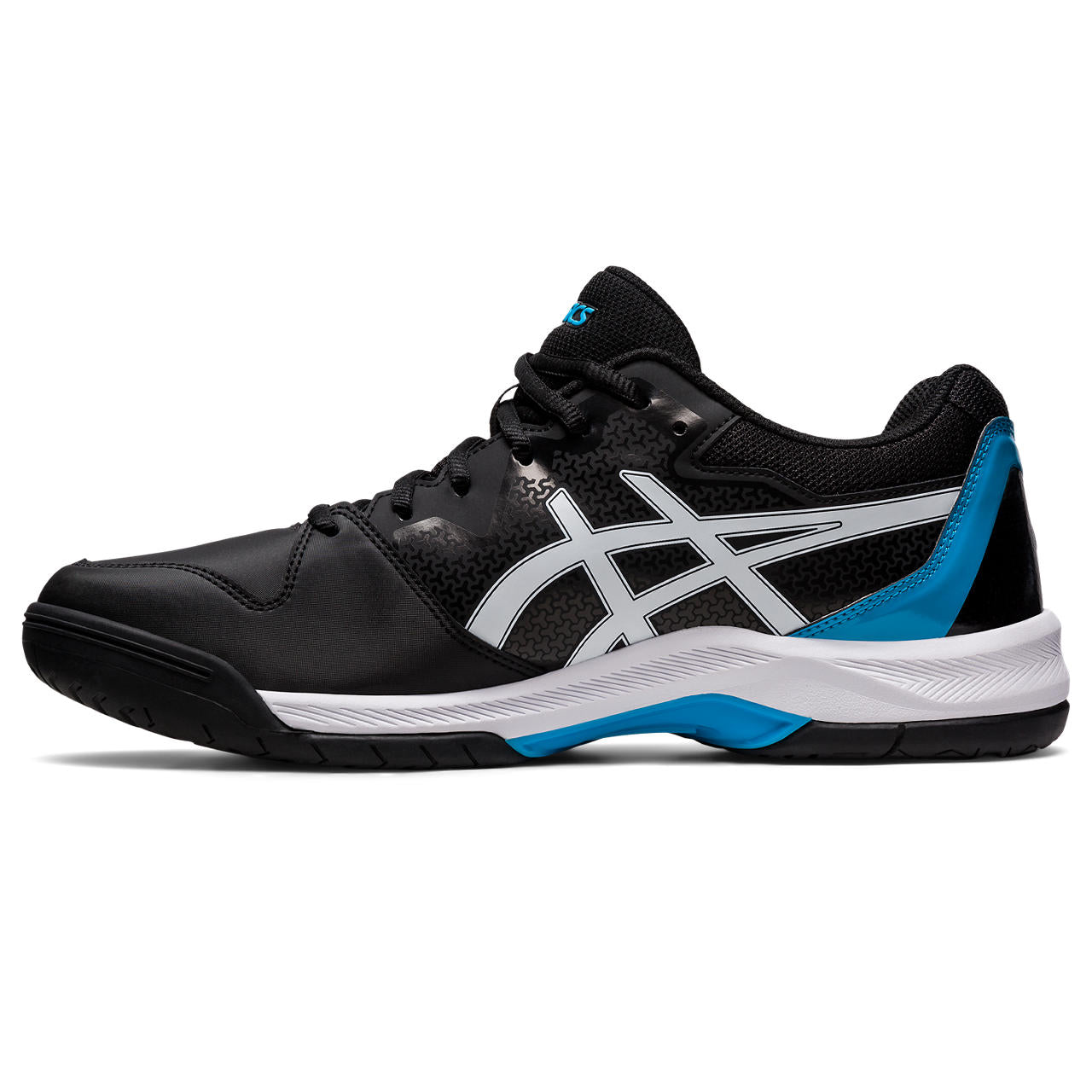 ASICS Gel-Dedicate 7 Men's Tennis Shoes - Lightweight & Durable Court Shoes for Men (Black/Blue) | Perfect for Tennis, Pickleball & Casual Wear