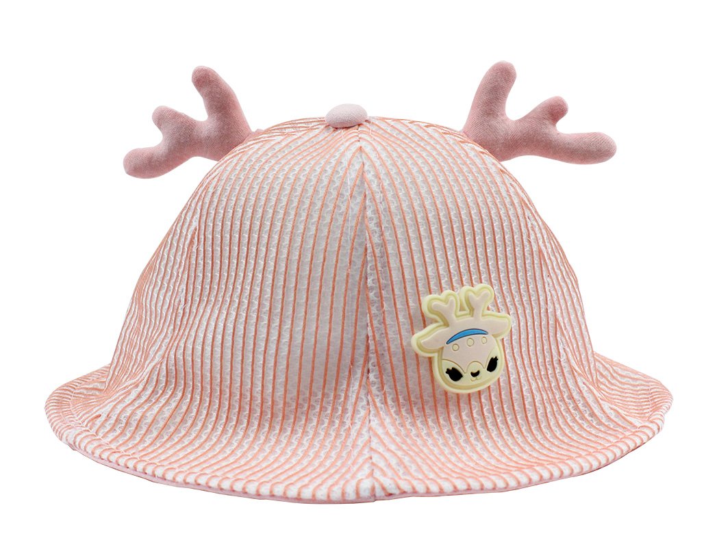 Kids Fawn Sun Hat for Baby Girls & Boys - UPF 50+ UV Protection Beach Bucket Hat for Outdoor Play, Park, and Summer Activities