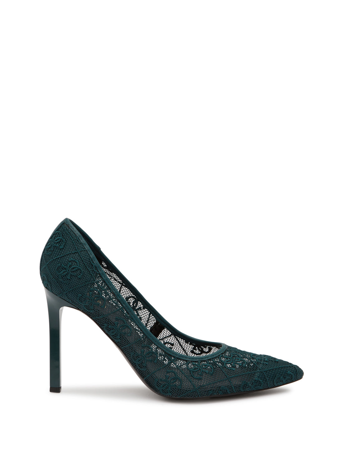 Green Seannay Logo Pumps - Women's Fashion High Heels for Office, Party & Special Occasions