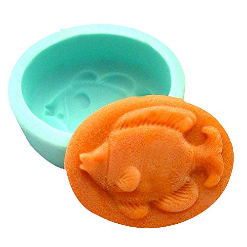 Premium Silicone Clownfish Soap Molds - Nemo Shape DIY Handmade Soap Making Kit for Bath Bombs, Candles & Resin Crafts - Ideal for Birthday Party Favors & Kids Craft Projects by YSCEN