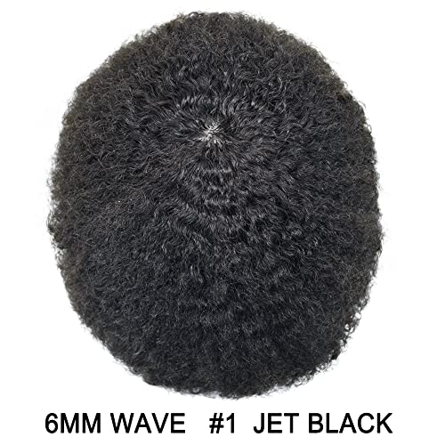 JET BLACK 1# -6mm afro wave
