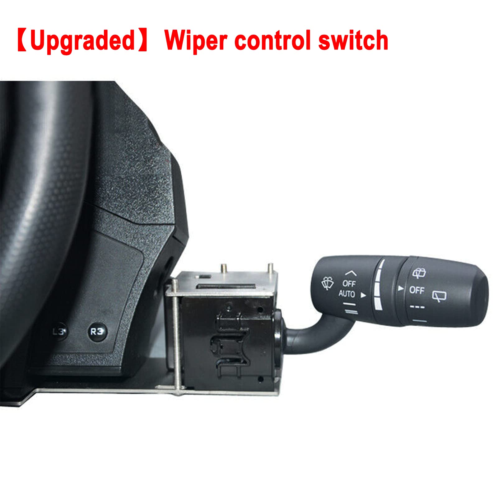 Upgraded Simulator Steering Wheel Turn Signal & Wiper Switch for Thrustmaster T300RS - Enhanced Compatibility & Performance | Perfect for Racing Games & Flight Simulation