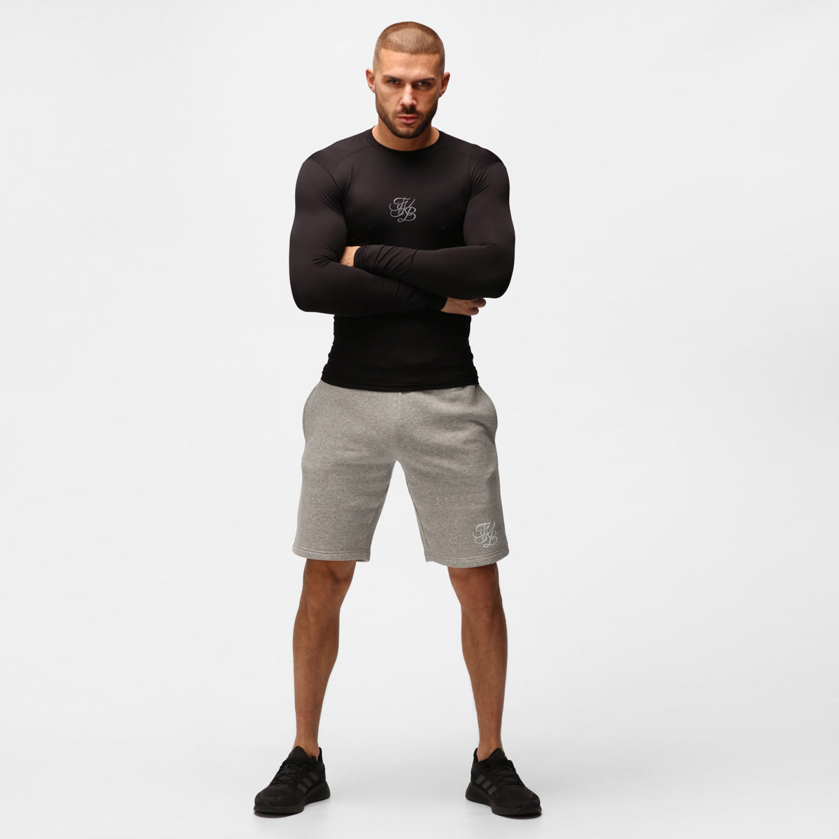 TKB Men's Thermal Base Layer Shirt - Black, Moisture-Wicking & Odor-Resistant for Cold Weather, Running, Hiking & Outdoor Activities