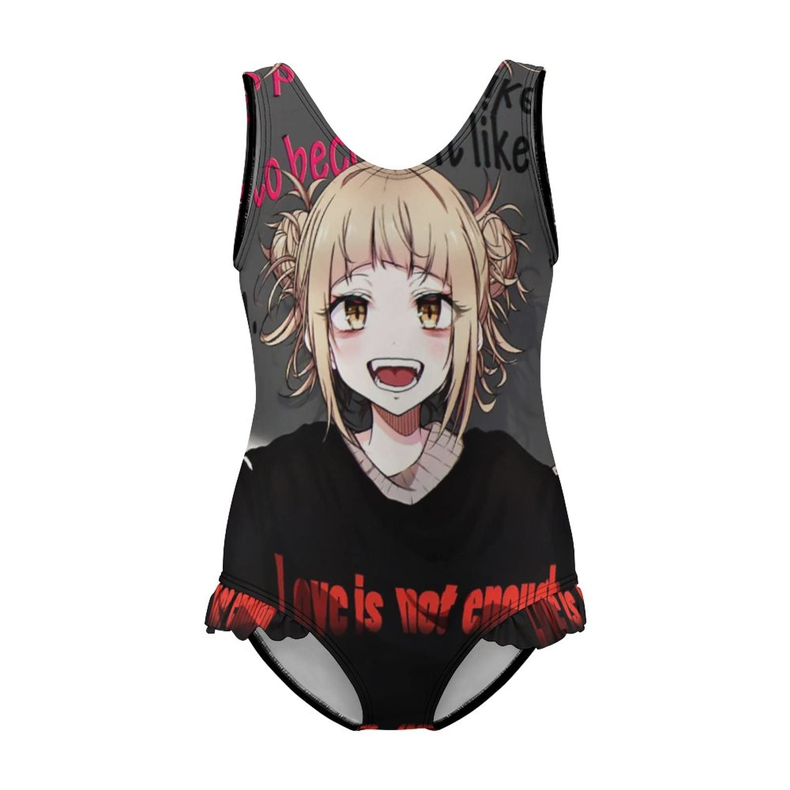 My Hero Academia Himiko Toga Anime Swimsuit for Women - Kawaii One Piece Bathing Suit | Cosplay, Pool Party, Beach Vacation, Anime Convention Outfit