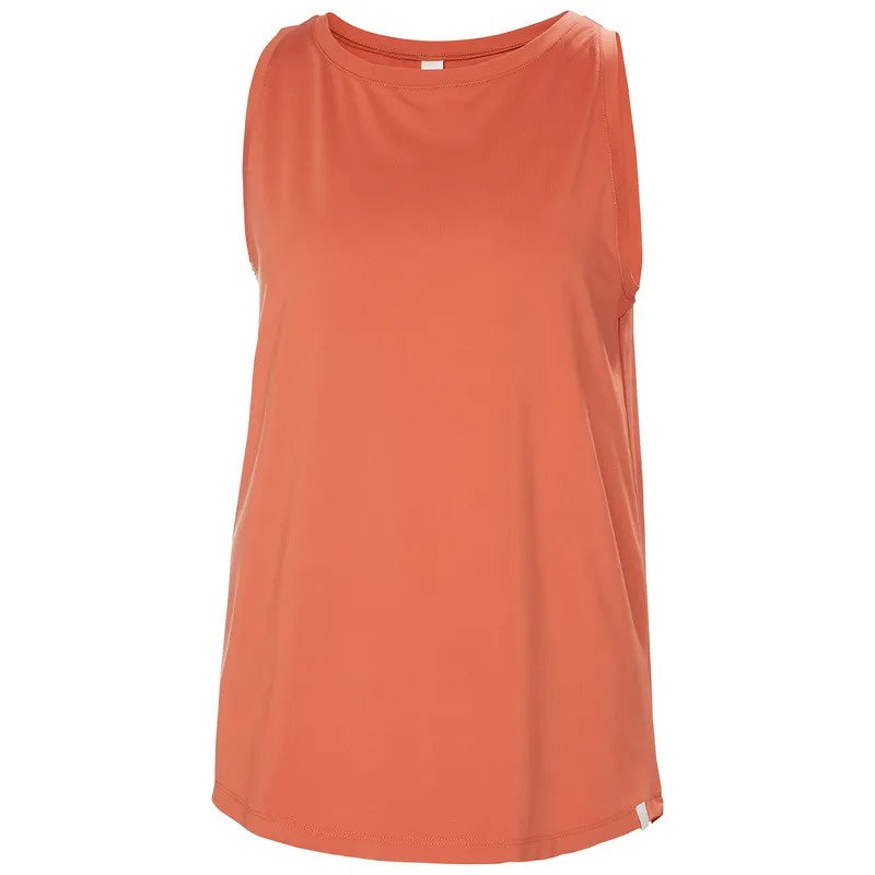 Helly Hansen 2023 Women's Tech Split Back Tank Top - Breathable Workout Shirt for Running, Yoga & Gym - Moisture Wicking Activewear