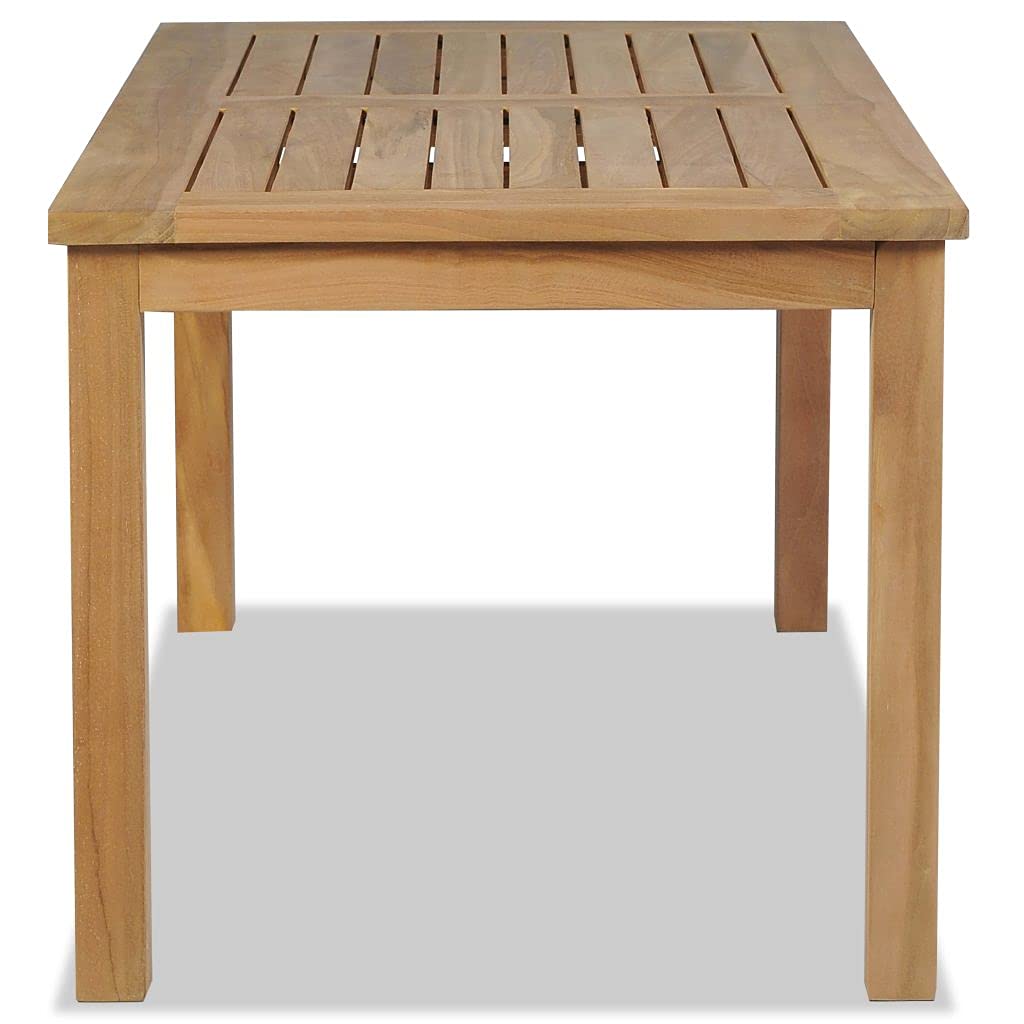 Premium Rectangular Teak Coffee Table - 35.4