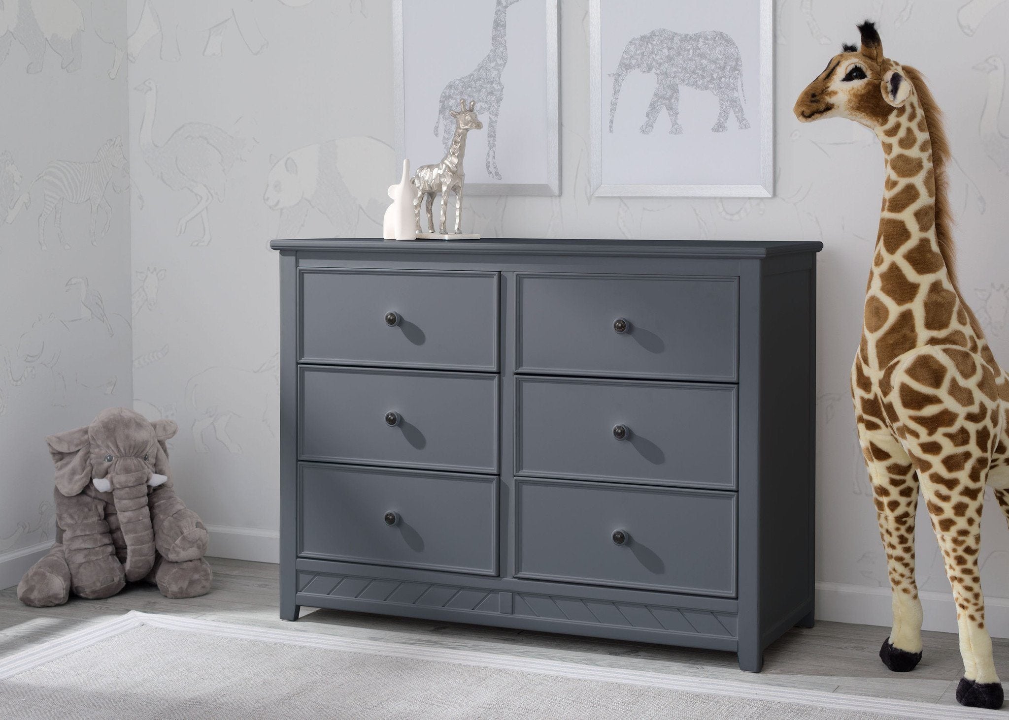 Bennington Elite 6 Drawer Dresser - Modern Wooden Chest of Drawers for Bedroom Storage | Perfect for Master Bedroom, Guest Room & Nursery Organization