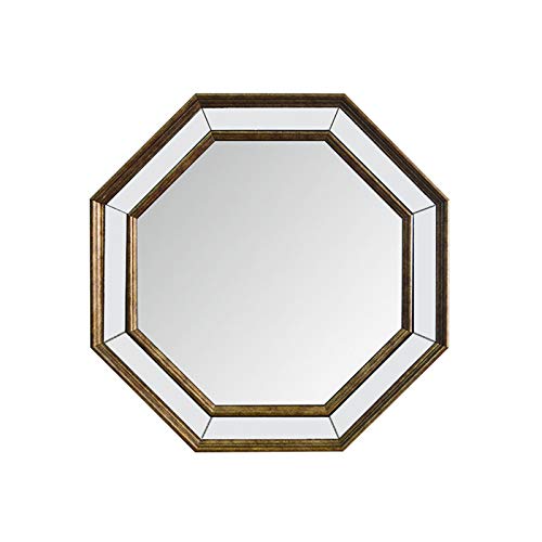 Modern Octagonal Wall Mirror for Bathroom Vanity - Plastic Frame Decorative Mirror (23.6/27.6/31.5 Inch) - Perfect for Bedroom, Living Room & Entryway Decor