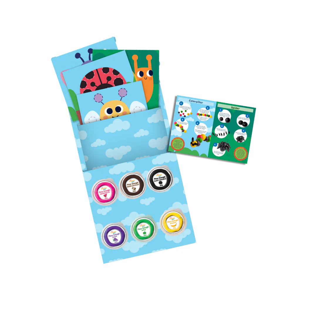 Bitty Bugs Play Dough Sensory Kit for Kids - DIY Craft Activity for Fine Motor Skills & Creativity - Perfect for Preschool Learning & Sensory Play at Home
