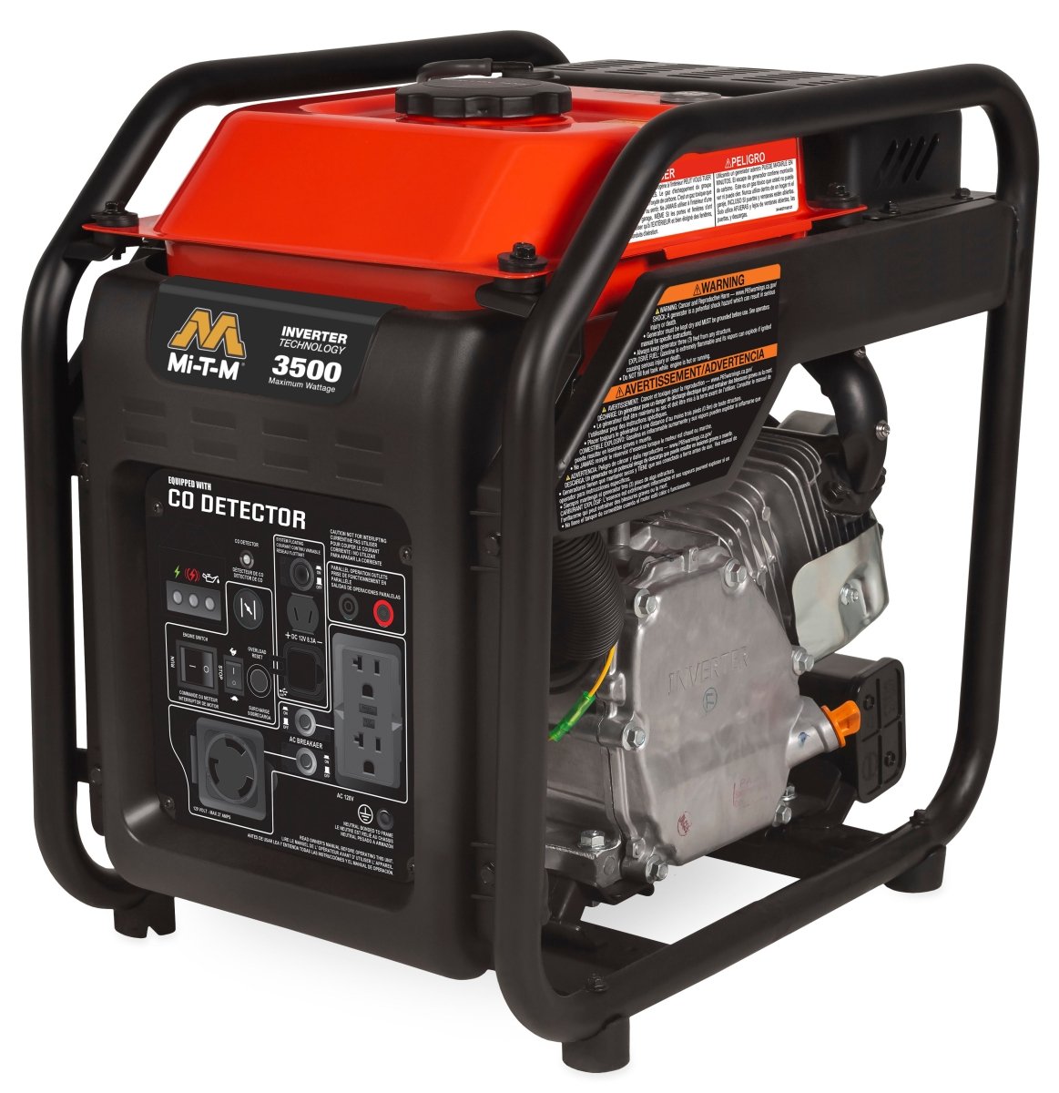 3500W Portable Gasoline Inverter Generator - Quiet & Powerful Backup Power for Camping, RV, Home & Emergency Use - GEN 3500 IMM1