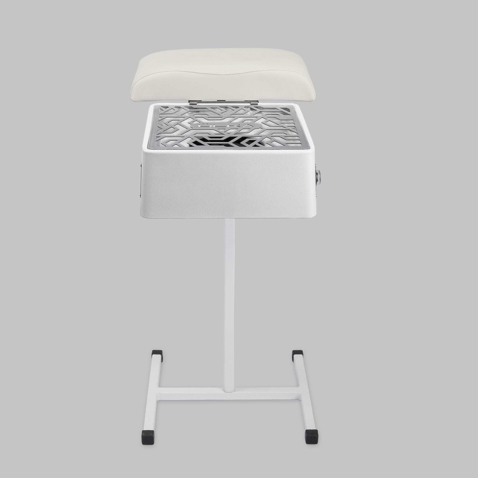 Premium ULKA Pedicure White Nail Dust Collector with Stand - Professional Salon & Home Manicure/Pedicure Essential for Clean & Hygienic Nail Care